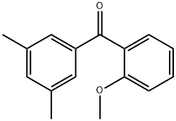 3,5-DIMETHYL-2'-METHOXYBENZOPHENONE Struktur