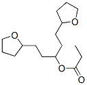 Propanoic acid 1,5-di(tetrahydrofuran-2-yl)pentan-3-yl ester Struktur