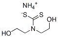 ammonium bis(hydroxyethyl)dithiocarbamate  Struktur