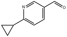 3-Pyridinecarboxaldehyde, 6-cyclopropyl- (9CI) Struktur