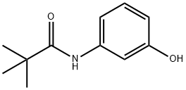 N-(3-Hydroxyphenyl)pivalamide Struktur