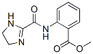 Benzoic acid, 2-[[(4,5-dihydro-1H-imidazol-2-yl)carbonyl]amino]-, methyl ester Struktur