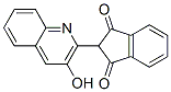 2-(3-Hydroxy-2-quinolyl)-1,3-indandione Structure