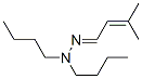 β,β-Dimethylacrylaldehyde dibutyl hydrazone Struktur