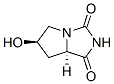 1H-Pyrrolo[1,2-c]imidazole-1,3(2H)-dione,tetrahydro-6-hydroxy-,(6R-trans)-(9CI) Struktur