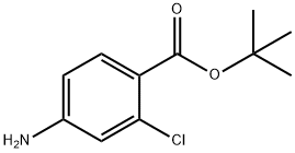 TERT-BUTYL 4-AMINO-2-CHLOROBENZOATE Struktur