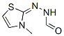 Hydrazinecarboxaldehyde, (3-methyl-2(3H)-thiazolylidene)- (9CI) Struktur