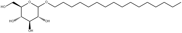 hexadecyl glucoside Struktur