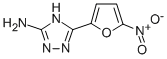 1H-1,2,4-Triazol-5-amine, 3-(5-nitro-2-furyl)- Struktur