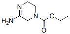 1(2H)-Pyrazinecarboxylic  acid,  3-amino-5,6-dihydro-,  ethyl  ester Struktur