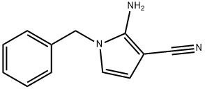 2-AMINO-1-BENZYL-1H-PYRROLE-3-CARBONITRILE Struktur