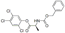 N-[(Benzyloxy)carbonyl]-L-alanine 2,4,5-trichlorophenyl ester Struktur