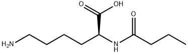 N2-(1-oxobutyl)-L-lysine Struktur