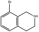 8-bromo-1,2,3,4-tetrahydroisoquinoline Struktur