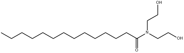 MYRISTIC ACID DIETHANOLAMIDE Struktur