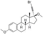 (8S,9S,13S,14S)-17-(2-bromoethynyl)-3,17-dimethoxy-13-methyl-7,8,9,11, 12,14,15,16-octahydro-6H-cyclopenta[a]phenanthrene Struktur