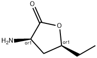 2(3H)-Furanone,3-amino-5-ethyldihydro-,cis-(9CI) Struktur