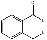 6-Methyl-2-bromomethylbenzoyl bromide Struktur