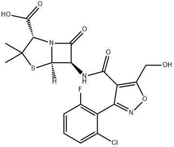 5-Hydroxymethyl Flucloxacillin Struktur