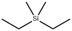 Dimethyldiethylsilane Struktur