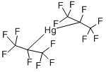 BIS(HEPTAFLUOROISOPROPYL)MERCURY Struktur