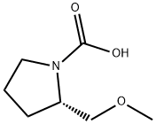 1-Pyrrolidinecarboxylicacid,2-(methoxymethyl)-,(2S)-(9CI) Struktur