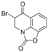 2H,6H-Oxazolo[5,4,3-ij]quinoline-2,6-dione,  5-bromo-4,5-dihydro-  (9CI) Struktur