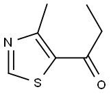 1-Propanone,  1-(4-methyl-5-thiazolyl)- Struktur