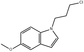 1-(3-chloropropyl)-5-methoxy-1H-indole Struktur