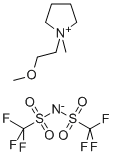 1-(METHOXYETHYL)-1-METHYLPYRROLIDINIUM BIS(TRIFLUOROMETHYLSULFONYL)IMIDE Struktur