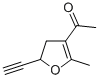 Ethanone,1-(5-ethynyl-4,5-dihydro-2-methyl-3-furanyl)- Struktur