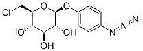 4-azidophenyl-6-chloro-6-deoxy-beta-glucopyranoside Struktur