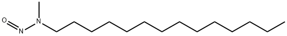 N-METHYL-N-NITROSO TETRADECYLAMINE Struktur