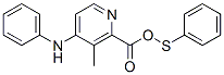 (phenylthio-4-phenylamino)-2-nicotinic acid Struktur