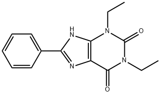 1,3-DIETHYL-8-PHENYLXANTHINE, 75922-48-4, 結(jié)構(gòu)式