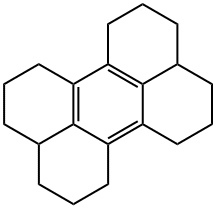 1,2,3,3A,4,5,6,7,8,9,9A,10,11,12-TETRADECAHYDROPERYLENE Struktur