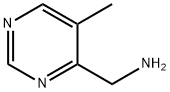 4-Pyrimidinemethanamine, 5-methyl- (9CI) Struktur