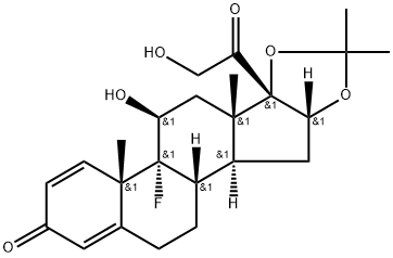 Triamcinolone acetonide Struktur