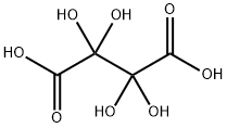 DIHYDROXYTARTARIC ACID Struktur