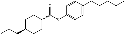 4-Pentylphenyl-4'-trans-propylcyclohexylcarboxylate Struktur