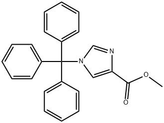 Methyl 1-trityl-1H-iMidazole-4-carboxylate Struktur