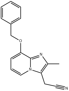 2-METHYL-8-(PHENYLMETHOXY)IMIDAZO[1,2-A]PYRIDINE-3-ACETONITRILE price.