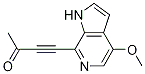 3-Butyn-2-one, 4-(4-Methoxy-1H-pyrrolo[2,3-c]pyridin-7-yl)- Struktur