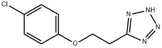 5-[2-(4-Chlorophenoxy)ethyl]-1H-tetrazole Struktur