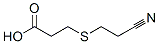 3-(2-Cyanoethylthio)propionic acid Struktur