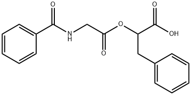 HIPPURYL-DL-PHENYLLACTICACID Struktur