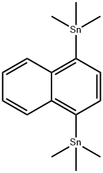 Stannane, 1,4-naphthalenediylbis[trimethyl-]- Struktur