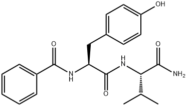 BZ-TYR-VAL-NH2 Struktur