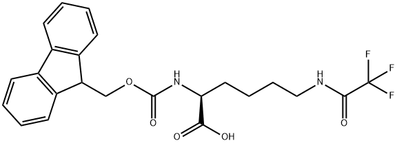 Fmoc-N-epsilon-trifluoroacetyl-L-lysine Struktur