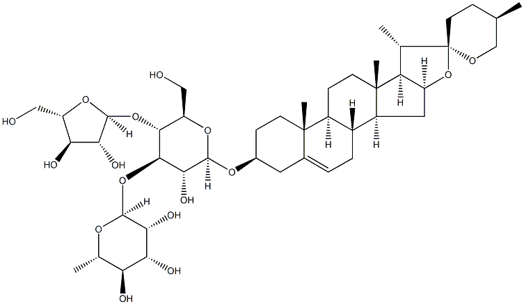 Chonglou Saponin II Struktur